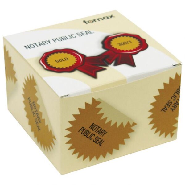 NALJEPNICE ZA PEČAĆENJE - ZVJEZDICE FI-58 1/300 ZLATNE