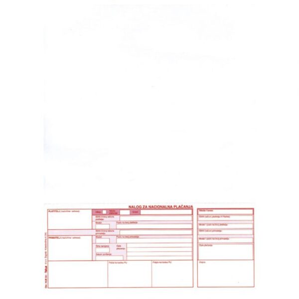 OBRAZAC HUB-3A MEMORANDUM A4 1/1500 FOKUS