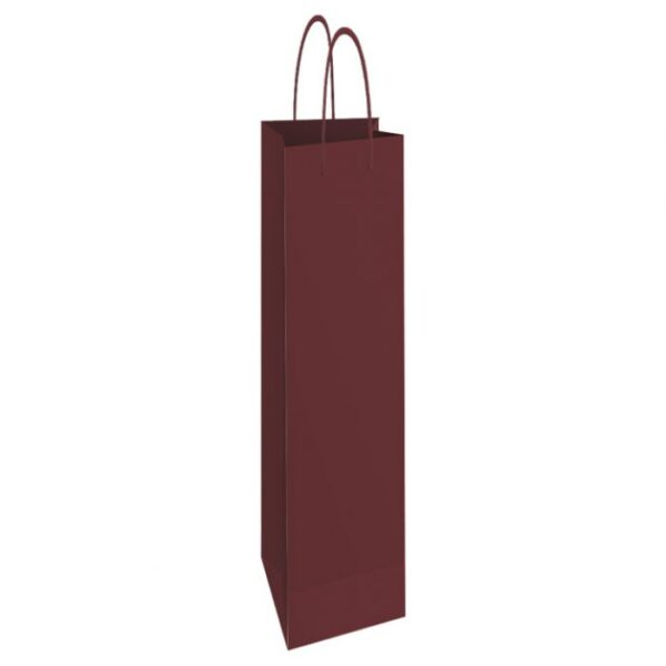 VREĆICE UKRASNE-BOCA 13X40X8 CM SJAJNA PLASTIFIKACIJA FORNAX BORDO