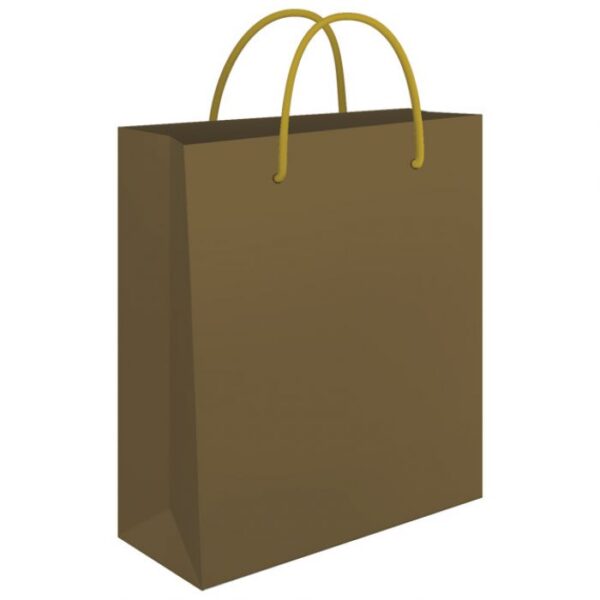 VREĆICE UKRASNE 34X39X10 CM SJAJNA PLASTIFIKACIJA FORNAX ZLATNE