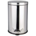 KOŠ ZA SMEĆE S PEDALOM I POKLOP. INOX-5L