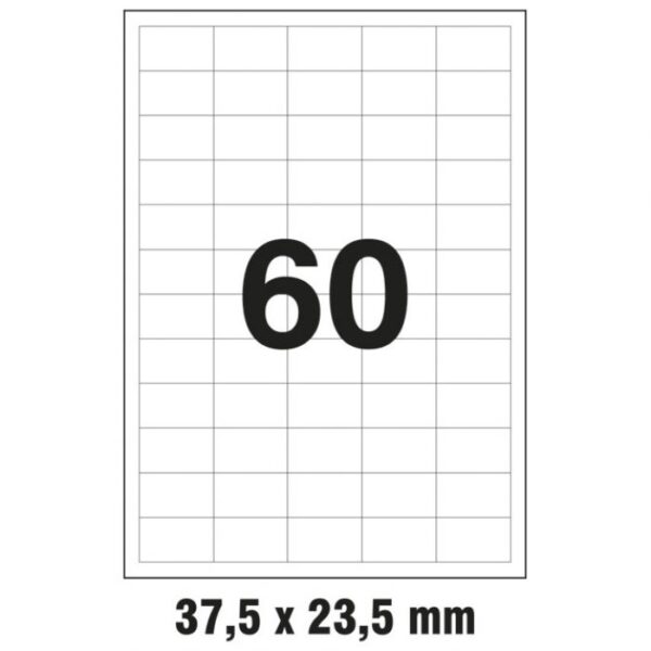 ETIKETE ILK  37,5X23,5 MM PK100L MARKIN 210A402