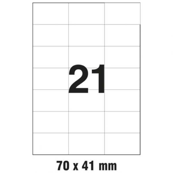 ETIKETE ILK  70X41 MM PK100L MARKIN 210C523