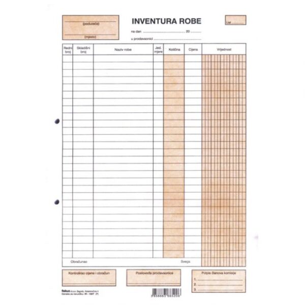 OBRAZAC IR-100T INVENTURA ROBE FOKUS