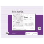 OBRAZAC F-26 PUTNI RADNI LIST ZA TERETNO MOTORNO VOZILO FOKUS