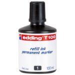 TINTA ZA MARKER PERMANENTNI  100ML EDDING T100 CRNA
