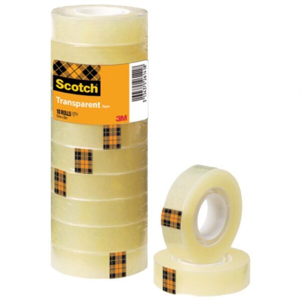 TRAKA LJEPLJIVA 15 MM/33M PK10 SCOTCH 508 3M.PROZIRNA