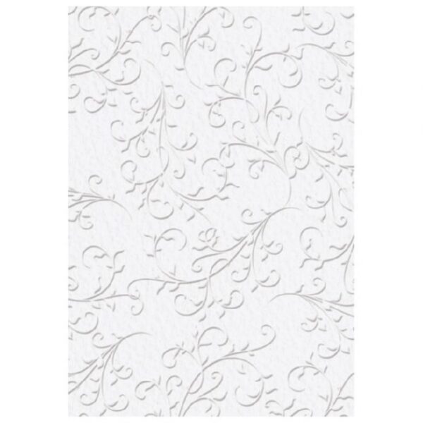 PAPIR UKRASNI S UZORKOM A4 220G PK20 PRIMAVERA FIRENZE HEYDA 20-47726 35 BIJELI