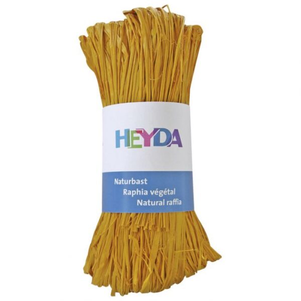 RAFIJA PRIRODNA 50G HEYDA 20-48877 90 ŽUTA