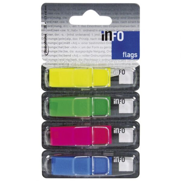 ZASTAVICA 12,5X43 MM 4BOJEX36L GLOBAL NOTES 7727-75 BLISTER