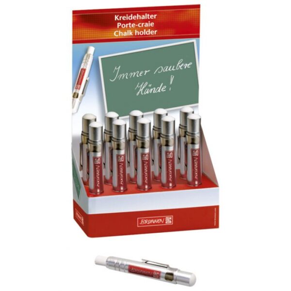 DRŽAČ ZA OKRUGLU KREDU ZA FI-10 MM METAL S KLIPSOM BRUNNEN 10-48879