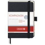 NOTES A6 KARO 96L ŠAMOA 80G S GUMICOM KOMPAGNON BRUNNEN 10-55218-05 CRNI