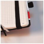 NOTES A6 KARO 96L ŠAMOA 80G S GUMICOM KOMPAGNON BRUNNEN 10-55218-05 CRNI - Image 4