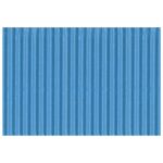 PAPIR UKRASNI DVOSLOJNI REBRASTI B2 PK10 300G HEYDA 20-47132 33 SVIJETLOPLAVI