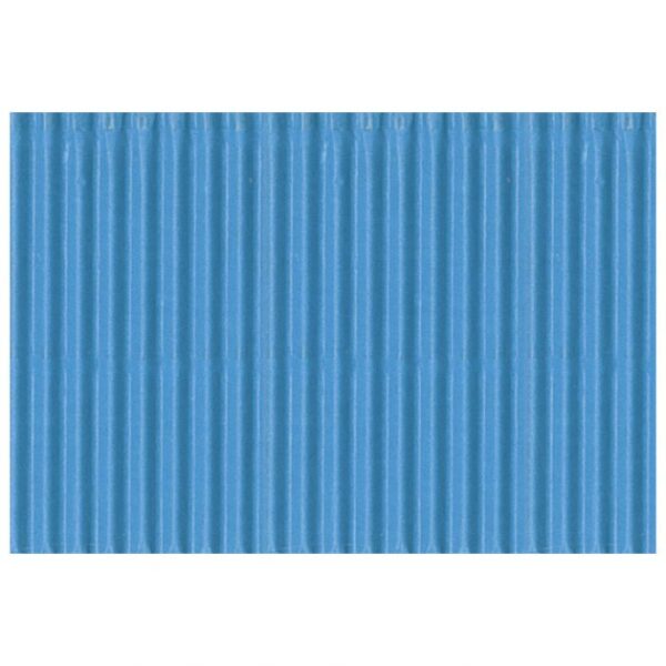 PAPIR UKRASNI DVOSLOJNI REBRASTI B2 PK10 300G HEYDA 20-47132 33 SVIJETLOPLAVI