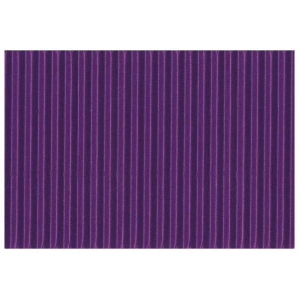 PAPIR UKRASNI DVOSLOJNI REBRASTI B2 PK10 300G HEYDA 20-47132 66 LJUBIČASTI