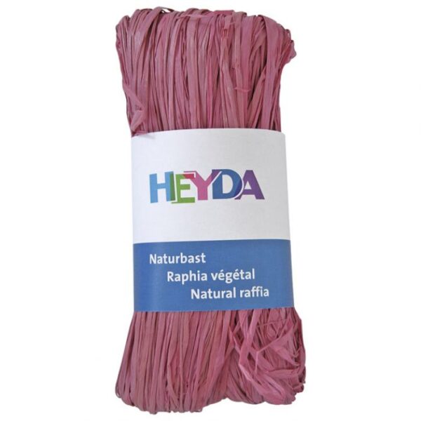 RAFIJA PRIRODNA 50G HEYDA 20-48877 87 ROZA