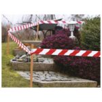 TRAKA ZA OZNAČAVANJE 80 MM/100M POLIETILEN TESA 58137 BIJELO-CRVENA - Image 2