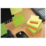 BLOK SAMOLJEPLJIV KOCKA 50X50 MM 240L GLOBAL NOTES 5658-39 NEON SORTIRANO - Image 3