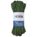 RAFIJA PRIRODNA 50G HEYDA 20-48877 97 TAMNOZELENA