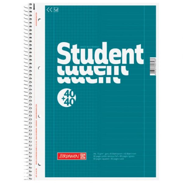 BLOK KOLEGIJ A4 CRTE PLUS KARO 80L PERFORACIJA PLUS 4RUPE BRUNNEN 10-67974