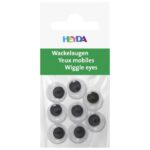 OČI POMIČNE 12 MM SAMOLJEPLJIVE PK8 HEYDA 20-48881 12 BLISTER