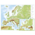 KARTA EUROPE 56X49 CM PLASTIFICIRANA OBOSTRANA TRSAT