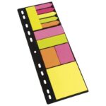 BLOK SAMOLJEPLJIV ULOŽNI ZA A4 (11BLX25L) PAPIR GLOBAL NOTES 8748-09 SORTIRANO BLISTER