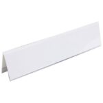 PLOČICA STOLNA ZA NATPIS PVC 25X6 CM FORNAX