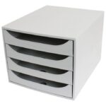 KUTIJA S  4 LADICE ECOBOX EXACOMPTA 228606D SIVA