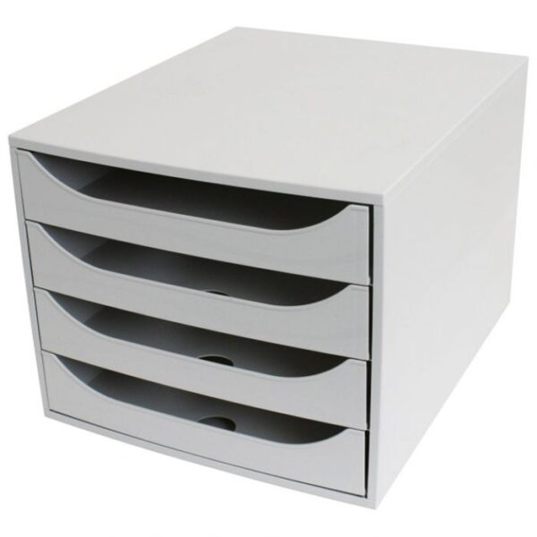 KUTIJA S  4 LADICE ECOBOX EXACOMPTA 228606D SIVA