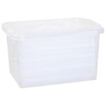 KUTIJA PP S KOPČAMA I RUČKOM PLUS LADICE PRIMO 819VS PROZIRNA