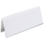 PLOČICA STOLNA ZA NATPIS PVC 12X5 CM FORNAX