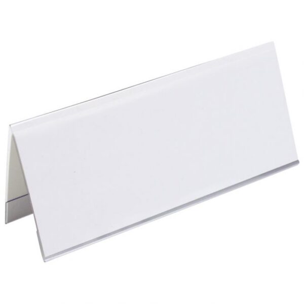 PLOČICA STOLNA ZA NATPIS PVC 12X5 CM FORNAX