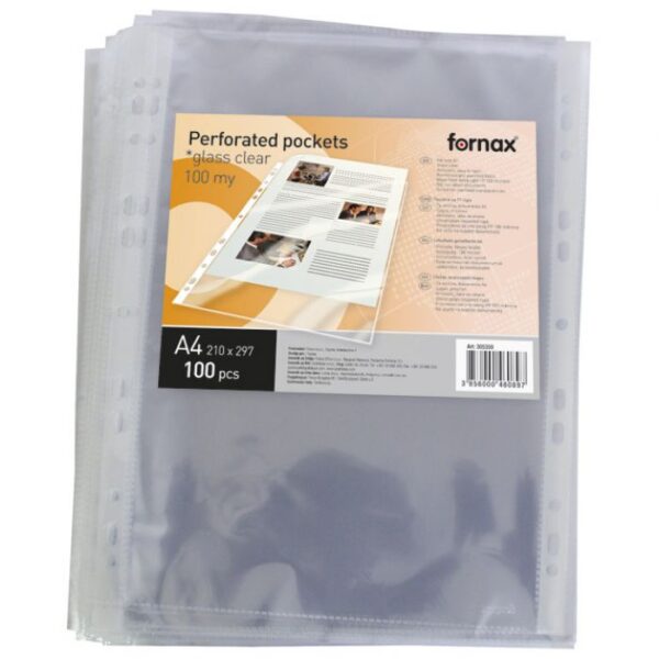 FASCIKL ULOŽNI A4 100MY PP SJAJNI PK100 FORNAX