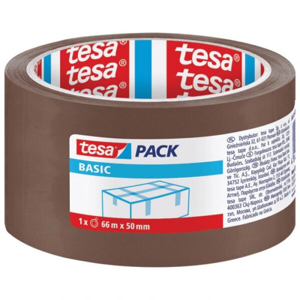 TRAKA LJEPLJIVA 50 MM/66M AKRILNA HOT MELT BASIC TESA 58571 SMEĐA