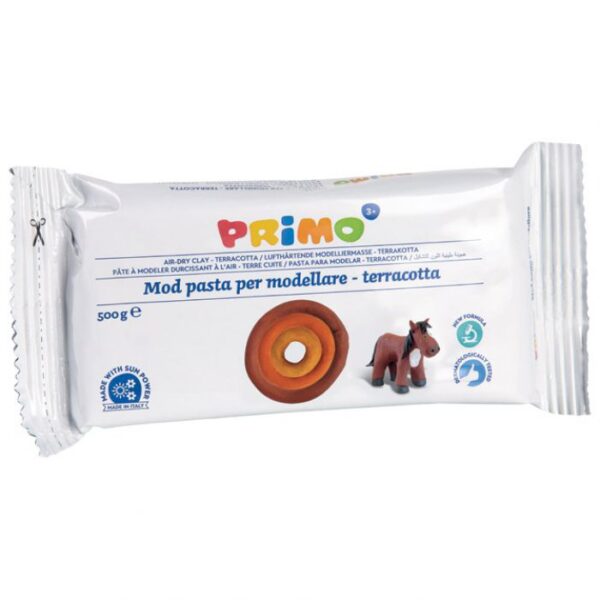 GLINAMOL 0,5KG PRIMO 286MOD500T TERAKOTA