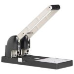 BUŠAČ 2 RUPE DO 150 LISTOVA CRNA/SIVA