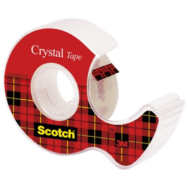 TRAKA LJEPLJIVA NEVIDLJIVA 19 MM/ 7,5M SCOTCH CRYSTAL 3M.BLISTER