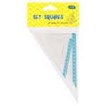 TROKUT PVC 18 CM (45° PLUS 60°) PK2 SREDNJI EDUCA BLISTER