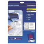 PAPIR ILK A4 ZA VIZITKE 185G PK25 ZWECKFORM C32010-25 - Image 2
