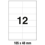 ETIKETE ILK 105X48 MM PK100L ZWECKFORM 3424