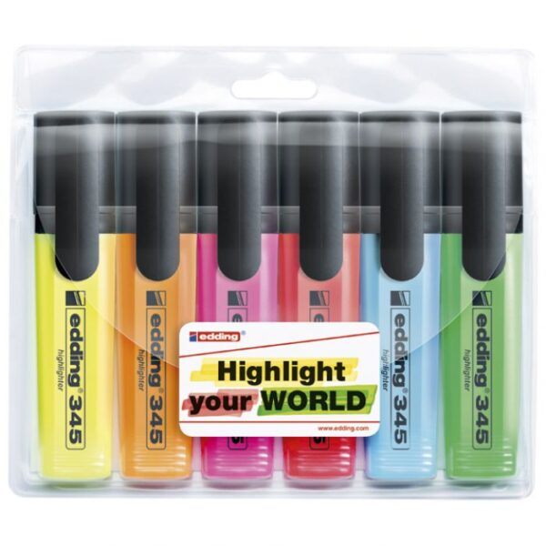 SIGNIR 2-5 MM EDDING 345/6BOJA BLISTER