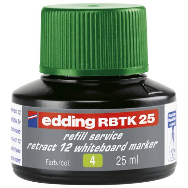 TINTA ZA MARKER (ZA BIJELU PLOČU) 25ML EDDING BTK25 ZELENA