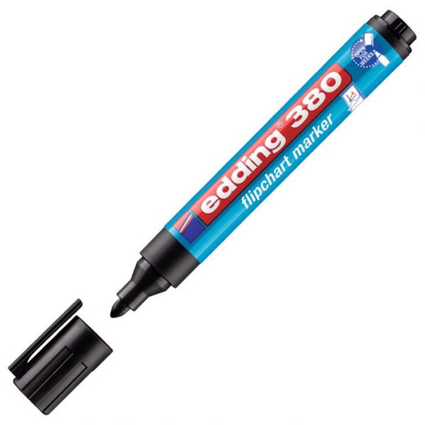 MARKER FLIPCHART 1,5-3 MM EDDING 380 CRNI