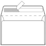 KUVERTE B5-BB STRIP 80G PK1000 FORNAX