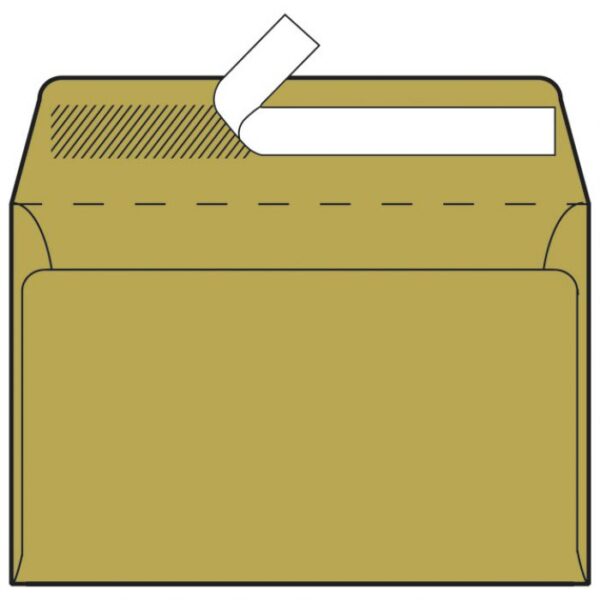 KUVERTE B5-N STRIP 80G PK100 FORNAX