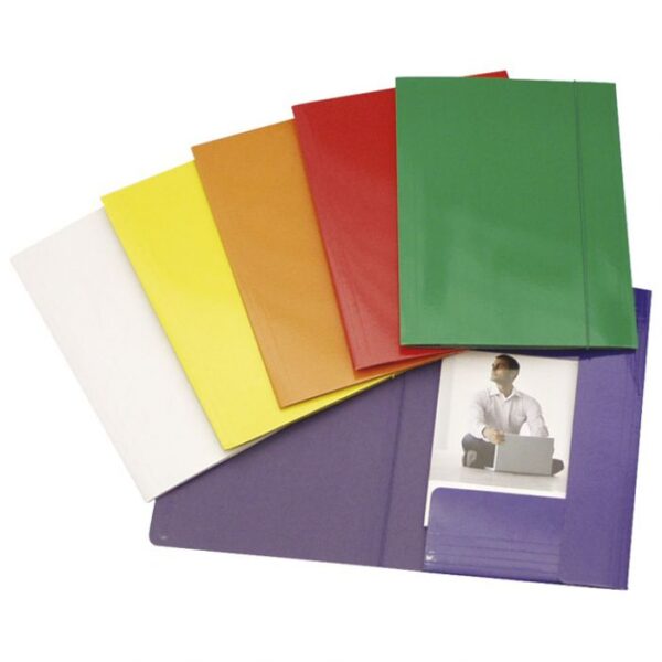 FASCIKL KLAPA S GUMICOM KARTON PLASTIFICIRANI A4 FORNAX PLAVI