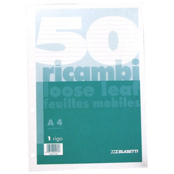 BLOK ZA MAPU ULOŽNU 4 RUPE A4 CRTE 50L BLASETTI BIJELI