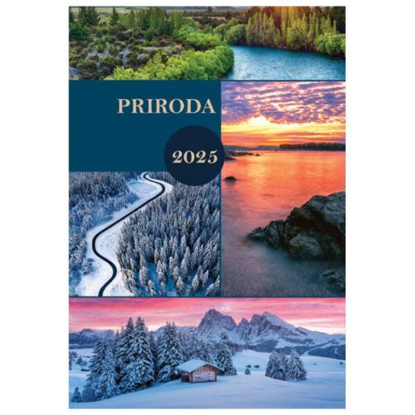 KALENDAR &QUOT;PRIRODA 2026&QUOT; 13 LISTOVA, SPIRALA